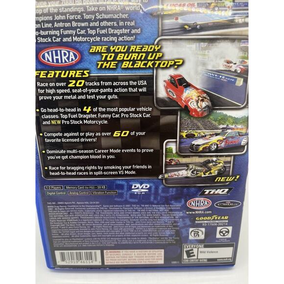 NHRA Drag Racing: Countdown to the Championship (Sony PlayStation PS2) - TESTED - Picture 5 of 7